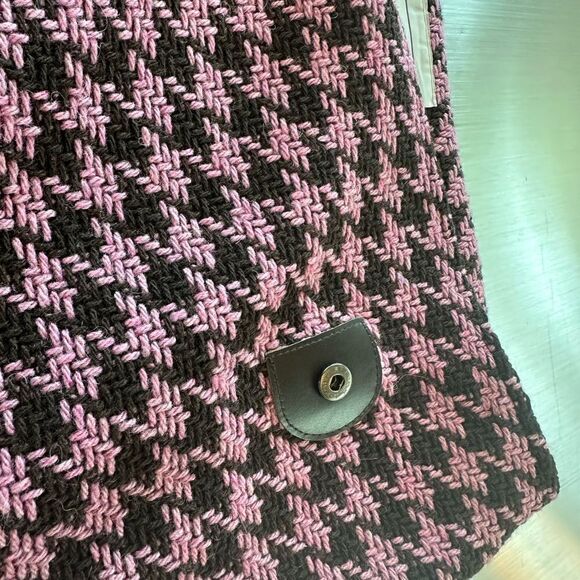 Elliott Lauren pink and brown wrap skirt with fringe. Size 6 - Picture 9 of 13